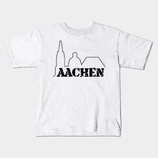 Minimalistischer Aachener Dom - Öcher Dom Kids T-Shirt